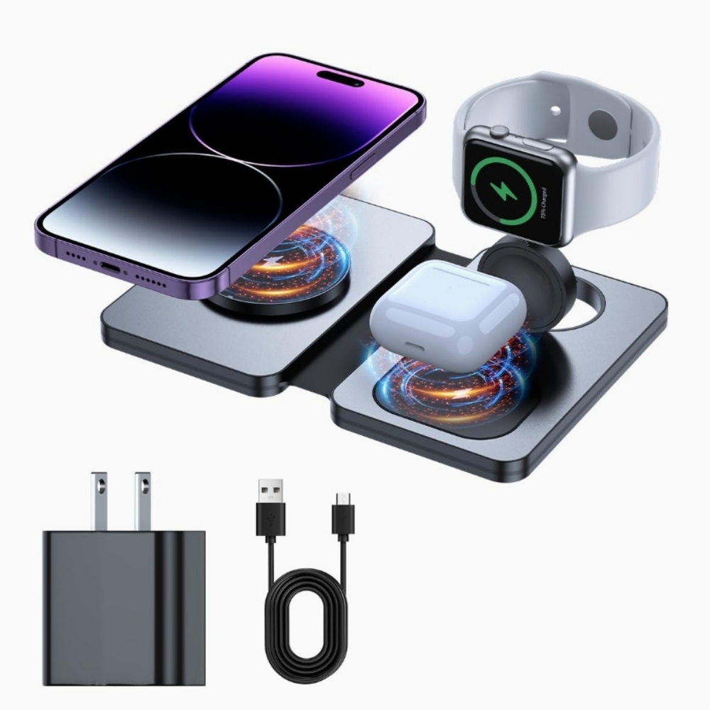 GVAVIY 3 in 1 Wireless Charger for iPhone